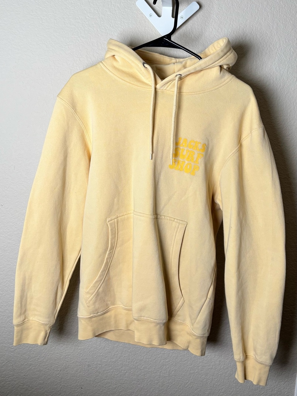 Jacks Surfboards Pale Yellow Hoodie